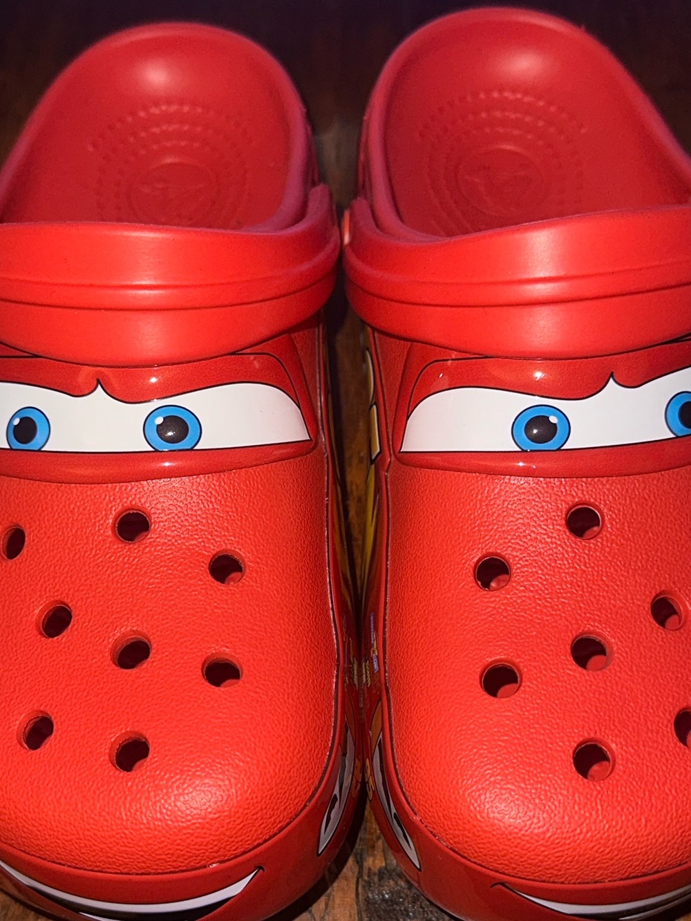 Lightning McQueen Crocs NWT